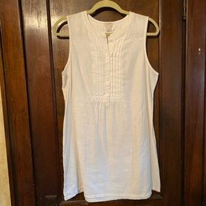 J crew linen oversized tank